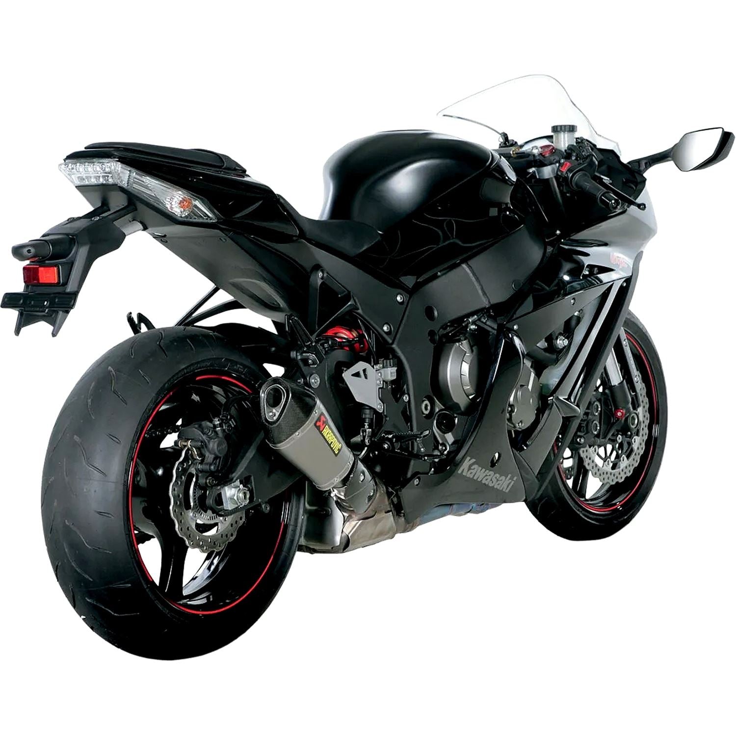 Akrapovic Titanium Line Slip On Silencer For Kawasaki ZX-10 R 1000 ABS Ninja 2011-2015